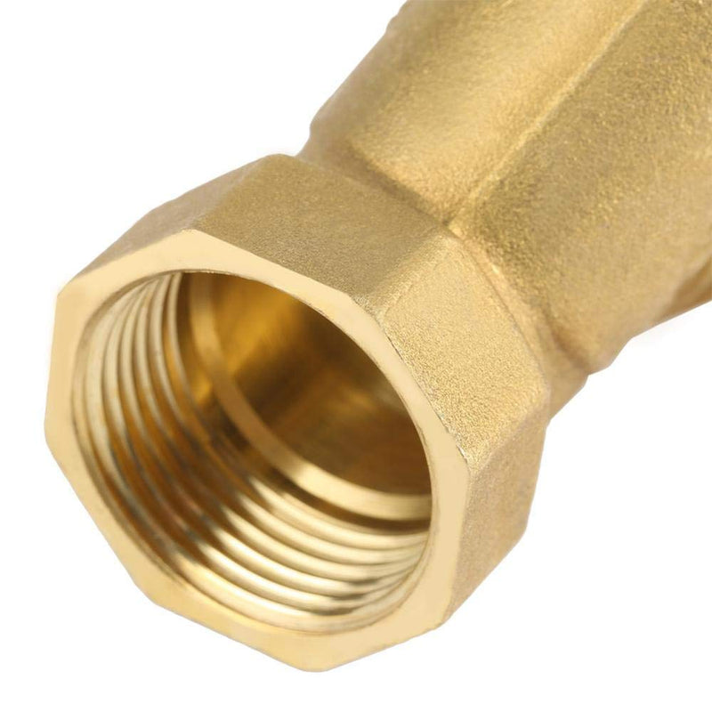 1" BSPP Y Shaped Brass Strainer Filter Valve Female Thread Connector for Water Oil Separation