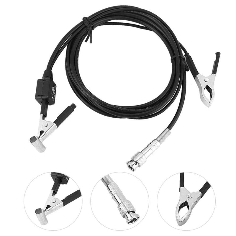 Oscilloscope Clip Probes 1Pcs Professional Secondary Ignition Pickup Oscilloscope Clip Probe X10000 Switchable High Sensitivity Inductive Capacitance Sensor Auto Ignition with Shielded 2.5m Lead