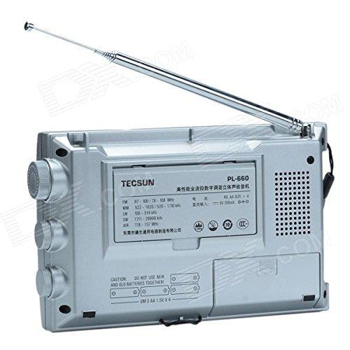 Tecsun PL Seies Radio Stainless Steel Replacement Telescopic Antenna for Tecsun PL880,PL660,PL390,PL398,PL398BT, Radios