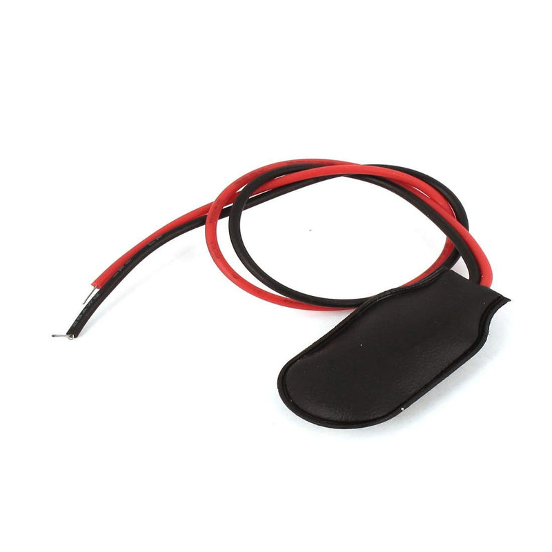 QMseller 10pcs DC 9V Battery Clip I-Type Soft Buckle Connector Lead Wire 15cm Long