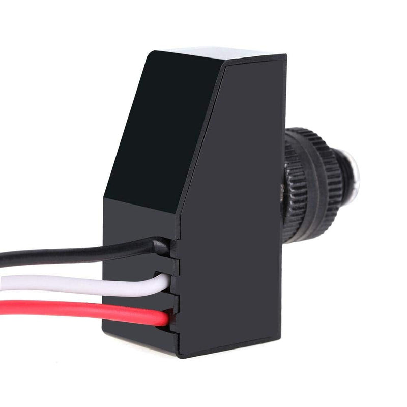 Qiilu 12 Volt photocell, Duokon Mini Light Switching Sensor Remote Photocell Dusk to Till Dawn