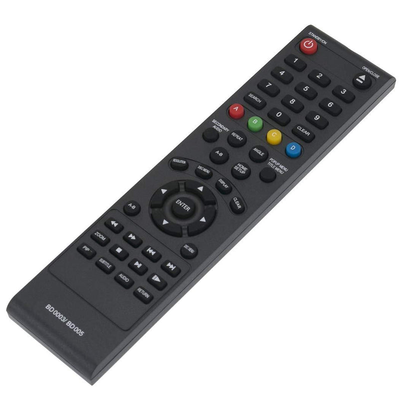 New BD003 BD0003 BD005 Blu-ray Player Replace Remote fit for Insignia NS-WBRDVD2 NS-WBRDVD2-CA NS-WBRDVD NS-BRDVD3 NS-BRDVD3-CA NS-BRDVD4 NS-BRDVD4-CA NS-BDLIVE01 NS-BRDVD2 NS-WBRDVD2 NS-WBRDVD2-CA