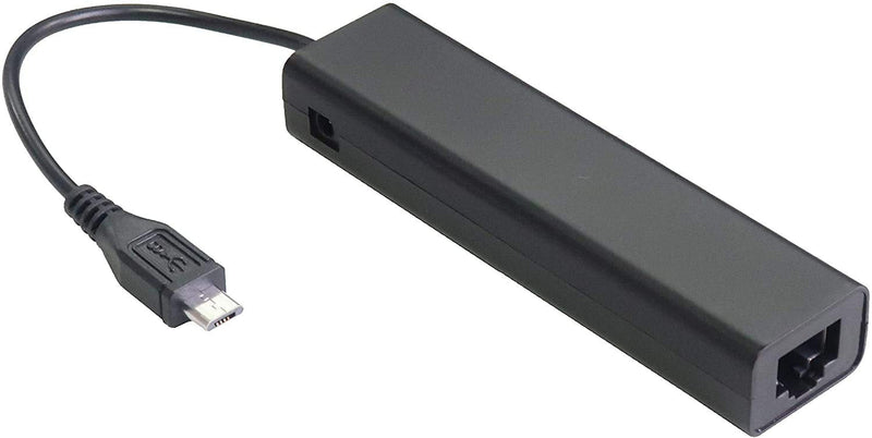 LAN Ethernet Adapter with 3 USB Port Hub with Micro USB Power for TV Streaming Devices, Stick 2nd Gen, 3rd Gen 4K firestick, Plus USB to DC Cable for Power