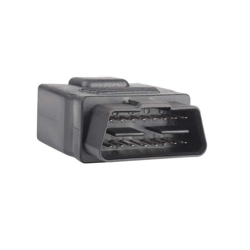 OLLGEN Mini Size OBD2 OBDII Full 16 Pin Male to Female Adapter Diagnostic Extender OBD Port Extension Connector Converter for Car Repair Shop or Testing Institution