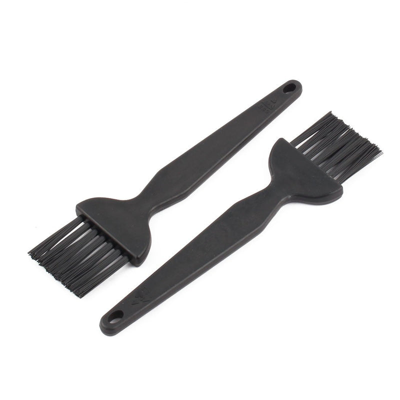 uxcell Plastic Flat Handle Anti Static ESD PCB Circuit Board Cleaning Brush 5pcs Black