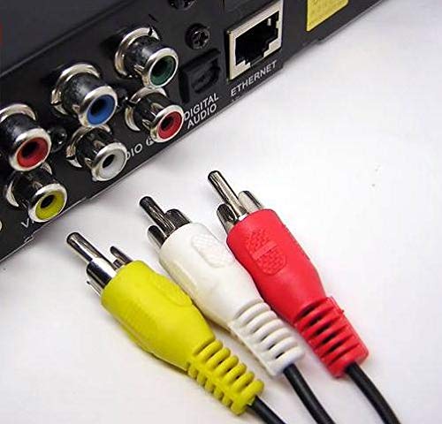 Xenocam 15FT RCA Audio/Video Composite Cable DVD/VCR/SAT Yellow/White/red connectors 3 Male to 3 Female 15 FT Male to 3 Female…