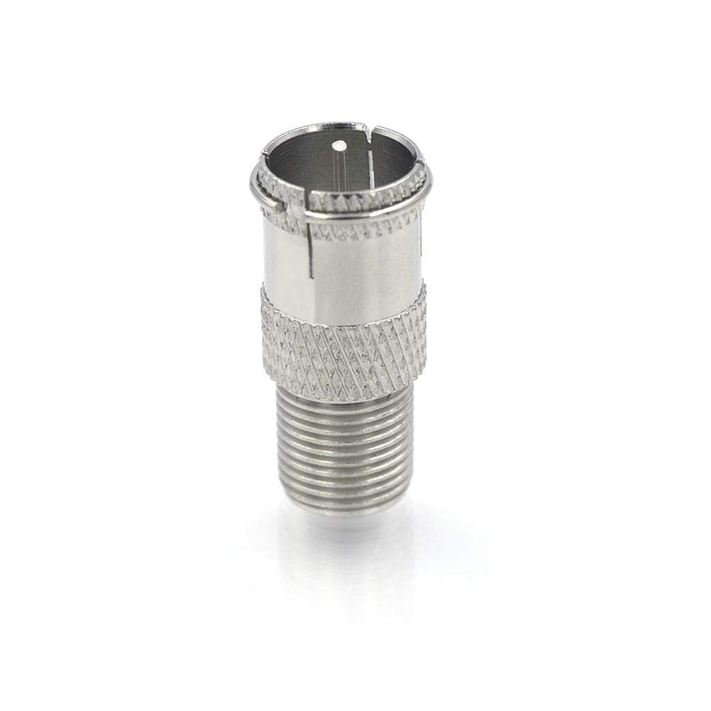 VCE 5-Pack F Type RG6 Male to Female Quick Coax Coaxial Cable Connector Adapter