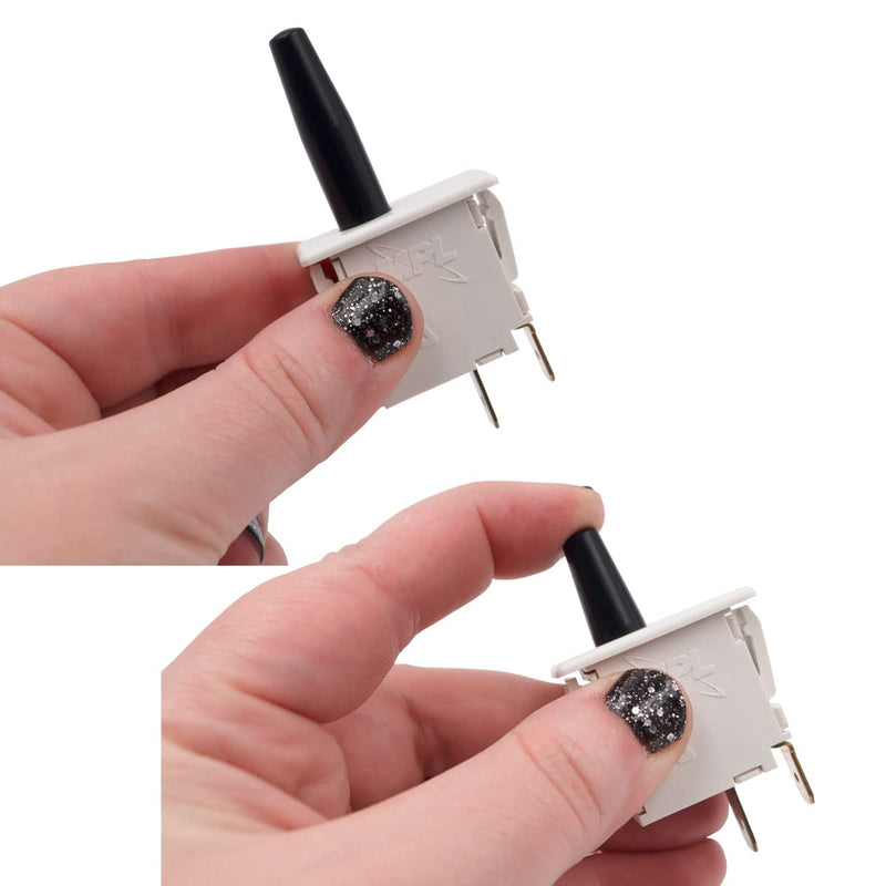 Supplying Demand 42-22692-08 HVAC Furnace Push Button Door Switch Replacement 1/4 Inch Quick Connects