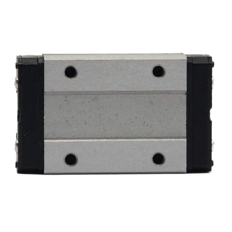 ReliaBot Black MGN12H Carriage Block with Anti-Fall Strips for 12mm MGN12 Linear Motion Slide Rail Guide MGN12H Block