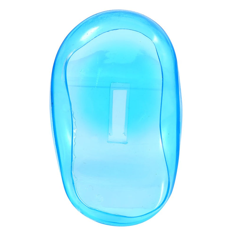 Ear Cover Protector, 2pcs Ear Cover Shield Protector, Blue Reusable Ear Cover Shield Ear Cover Hair Dye Shield Protector for Home Personal Use or Business Hairdressing Salon Use
