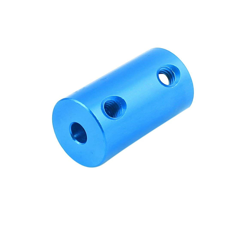 6Pack Treehobby Aluminium Alloy Shaft Coupling Rigid Stepper Motor Wheel Coupler Joint Connector for DIY Car Boat Airplane 3D Printers, 8mm to 8mm