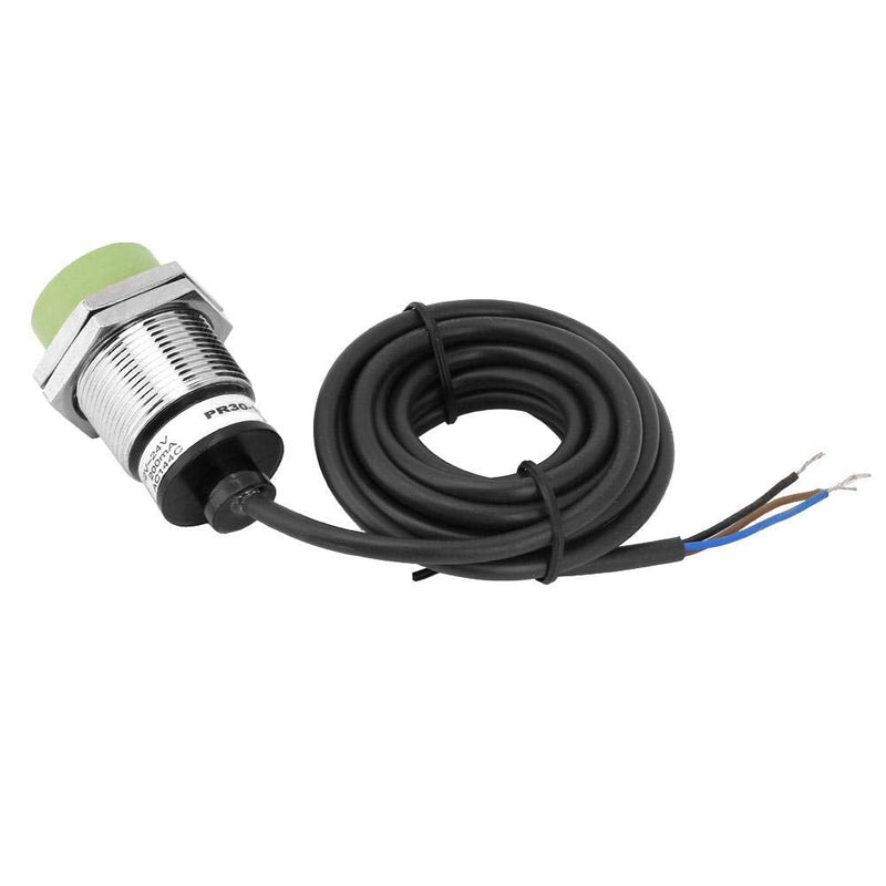 15mm Inductive Proximity Sensor Switch, NPN NO Proximity Detection Sensor Switch Nickel Plated Brass PR30-15DN