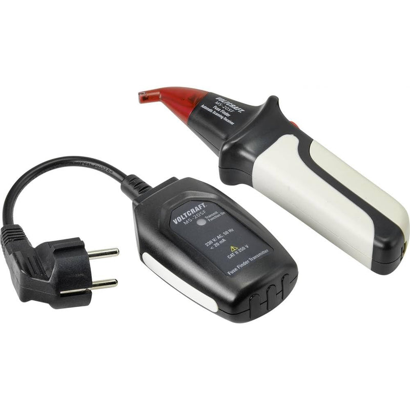 VOLTCRAFT MS-20SF fuse finder I socket tester, circuit finder, cable break detector I fuse finder 230 V/AC I non-contact voltage tester, line locator with acoustic signal