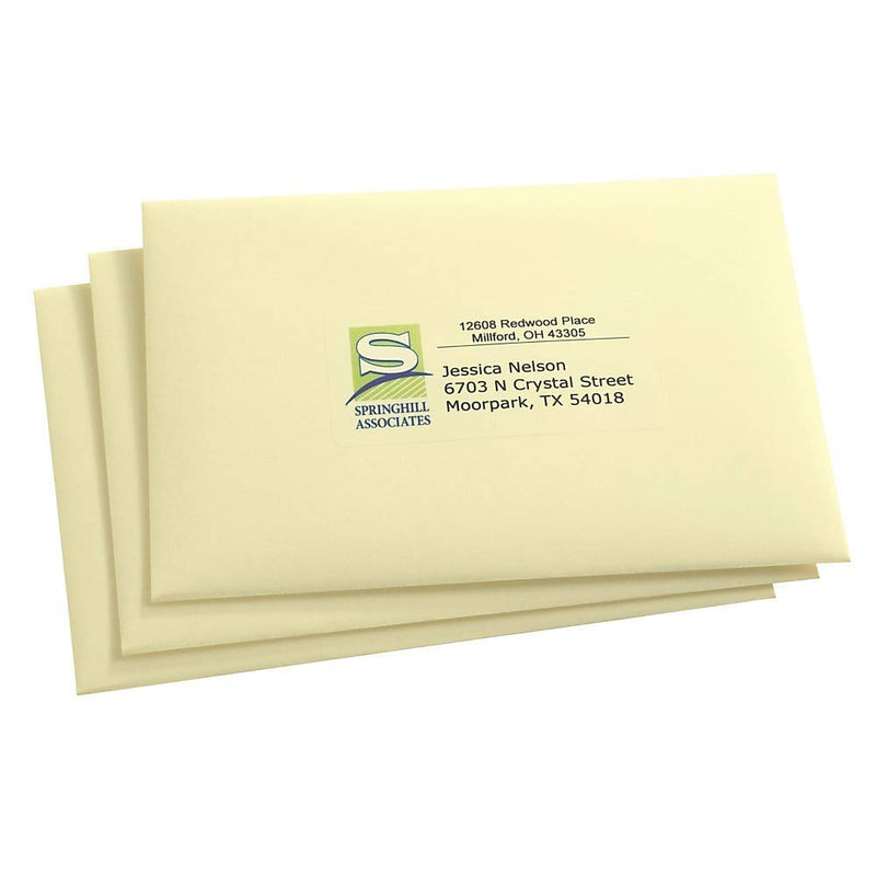 Avery Address Labels for Copiers, 1" x 2-13/16", 2,310 Matte Frosted Clear Labels (5311)