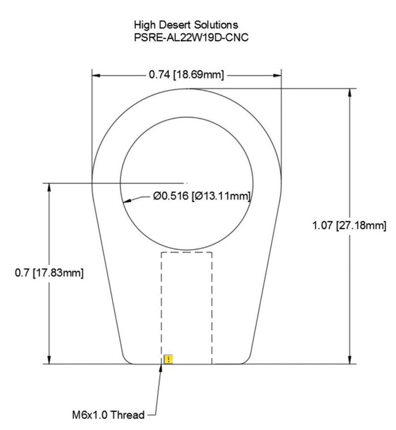 High Desert Solutions Polaris Dump Bed Strut Rod End Replacement Parts (Check Fitment Below) (6mm (Qty 1)) 6mm (Qty 1)