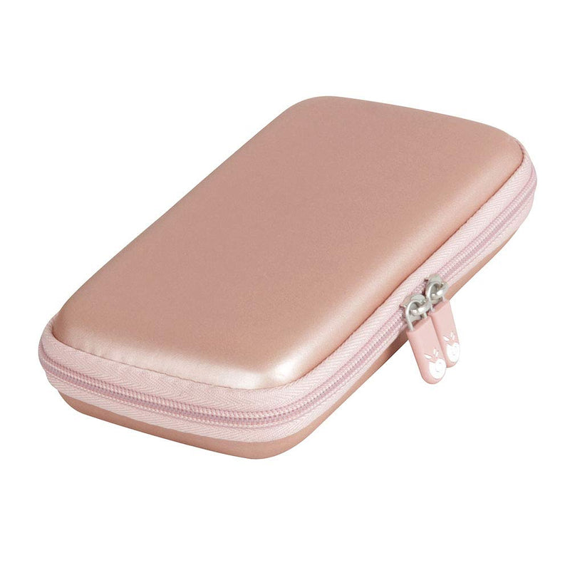 Hermitshell Hard Travel Case fits EnergyCell/POWERADD Pilot 4GS 12000mAh 8-Pin Input Portable Charger (Rose Gold) Rose Gold