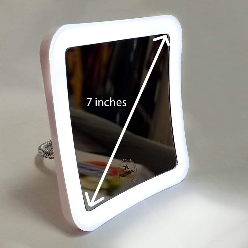 Sunplustrade Makeup Mirror With Lights and Magnification, Lighted Magnifying Mirror, Magnifying Mirror With Light, Lighted Makeup Mirror, Magnifying Makeup Mirror, Portable Personal Led Make Up Mirror