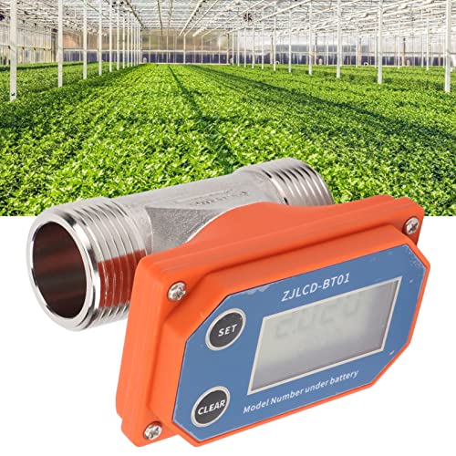 Wnesy Water Flow Meter Multi Water Flow Meter Acid Resistance Large Measuring Range for Farmland Irrigation