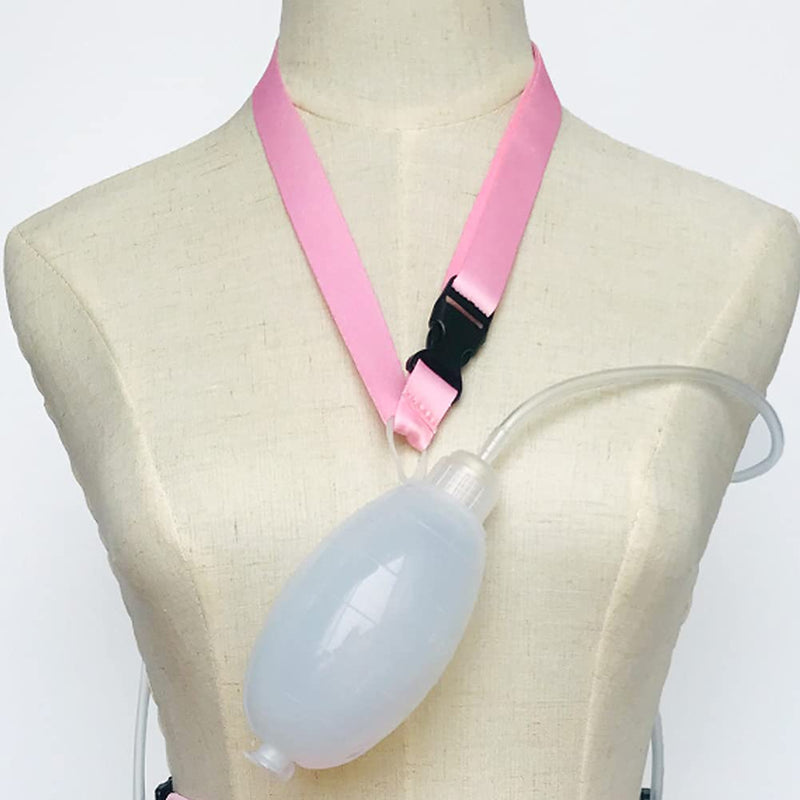 Shower Lanyard for Mastectomy Drain Holder JP Drainage Bulbs Breast Cancer Reconstruction Post Surgery Recovery Patients Bath Accessories Pink (Pack of 2)