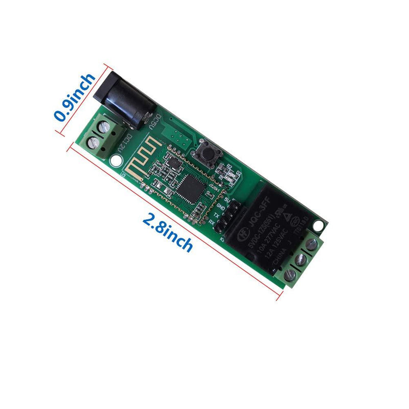 DSD TECH 12V Bluetooth Relay Module for Remote Control Switch Compatible with iPhone and Android 4.3
