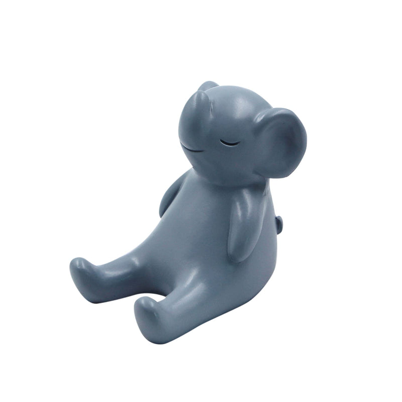 Desk Cell Phone Holder Stand Cute Animals Resin Smartphone Holder Bracket for Office Free You Hands Home Ornament Elephant