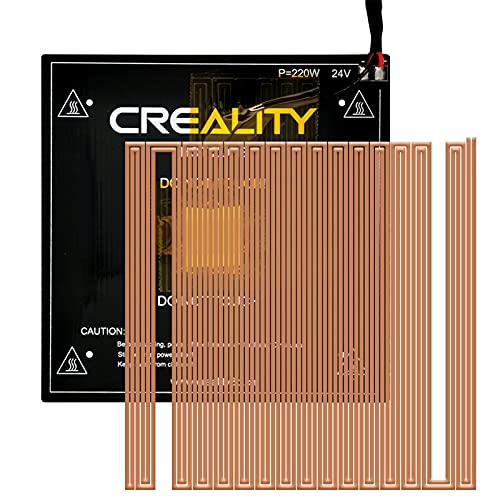 Official Ender 3 V2 Heated Bed 3D Printer Replacement Hot Bed 220W 24V with Cable Compatible for Creality Ender 3, Ender 3 Pro, Ender 3 V2