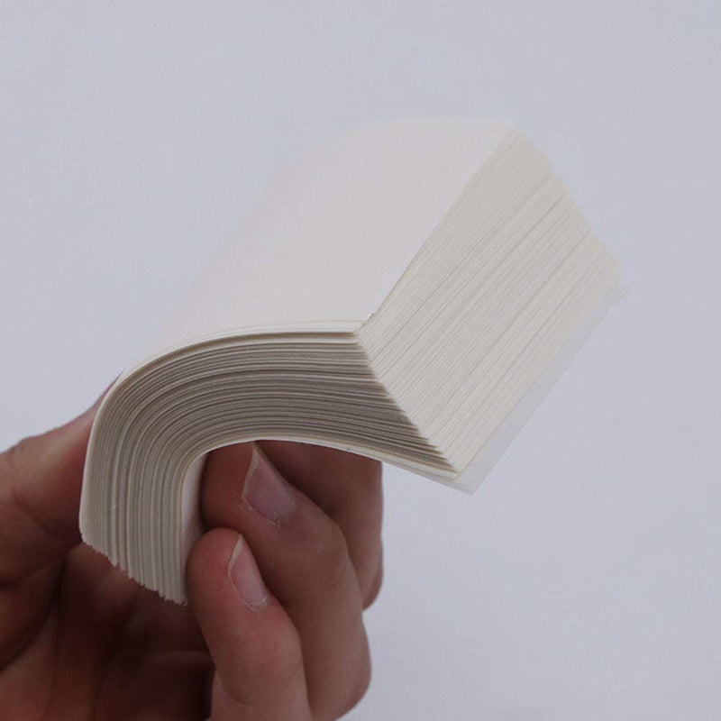 PZRT 200pcs Weighing Paper Sheet Double-Sided Smooth Non-Absorbing Translucent Glossy Paper 100mm x 100mm 100x100