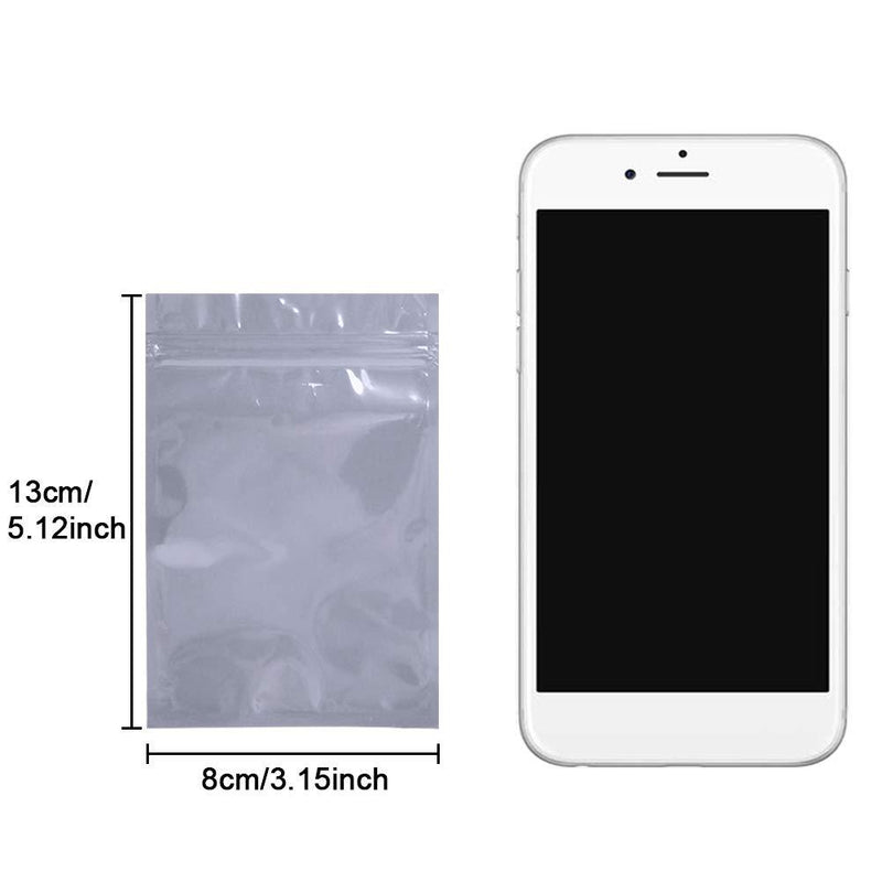 Terokota 20Pcs Small 3x5in Anti Static Bags ESD Shielding Antistatic Bags with Static Free Stickers for 1.8 Inches SSD HDD