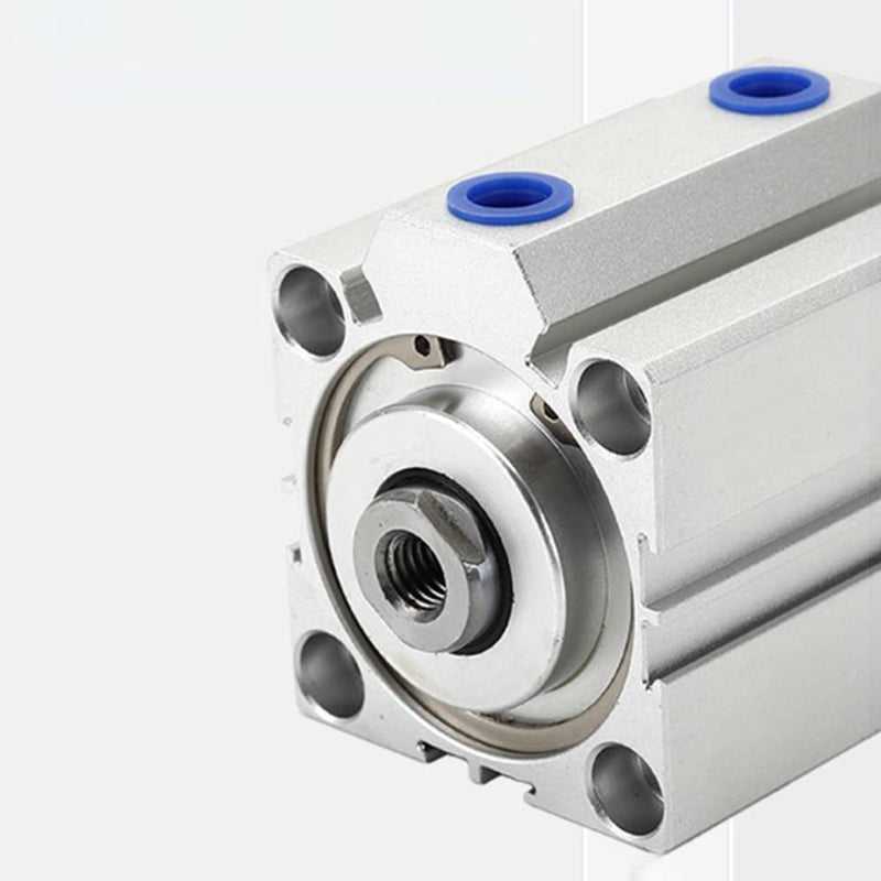 Othmro SDA32x50 Sealing Thin Air Cylinder Pneumatic Small Air Cylinders 1.26inch Bore 1.97inch Stroke Double Acting Aluminium Alloy Pneumatic Hydraulic Cylinder for Pneumatic and Hydraulic Systems