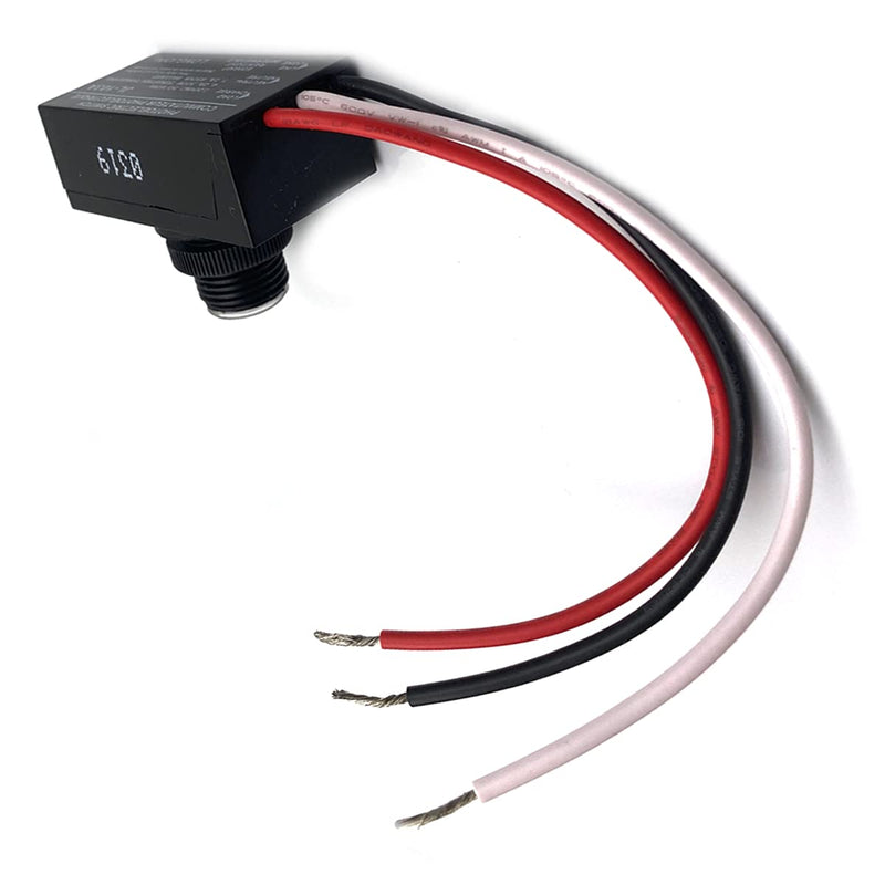 Kiro&Seeu Photoelectric Switch,Light Control Sensor Button Switch,120V AC Outdoor Hard-Wired Post Eye Light Control, Dusk to Dawn Sensor,with Automatic Illumination Detection Circuit