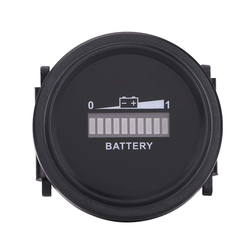 Golf Cart Battery Indicator 12V/24V/36V/48V/72V LED Digital DC Electricity Indicator Meter DC Battery Gauge Fit for Golf Cart