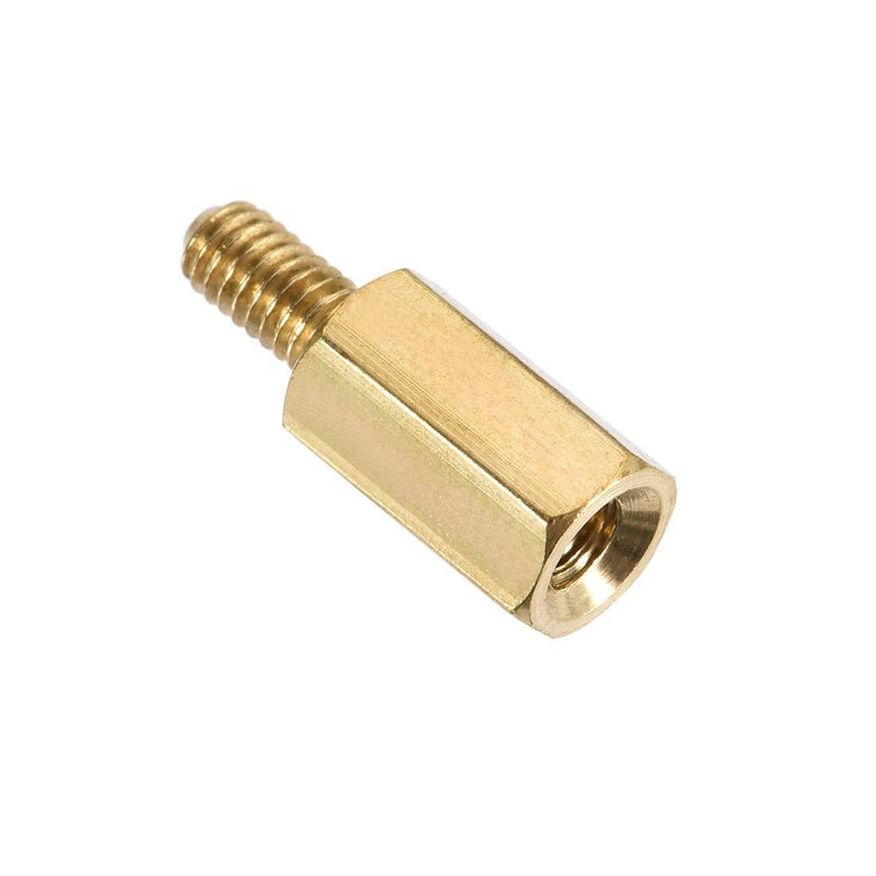 uxcell M2.5x8mm+5mm Male-Female Brass Hex PCB Motherboard Spacer Standoff for FPV Drone Quadcopter, Computer & Circuit Board 100pcs