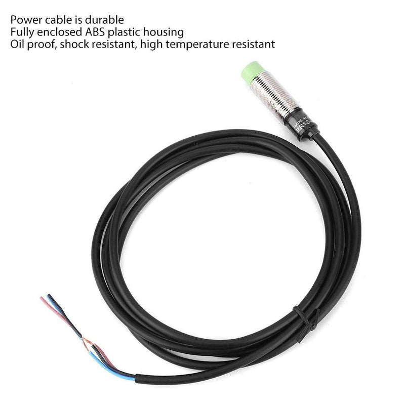 Inductive Proximity Switch, PR12-4DN 3-Wire NO NPN Sensor Switch Detection Distance 4mm