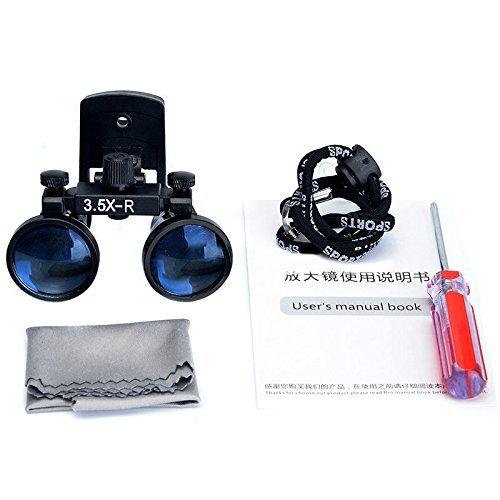 Global-Dental 3.5X R Binocular Medical Surgical Glasses Loupes Magnifier DY-110