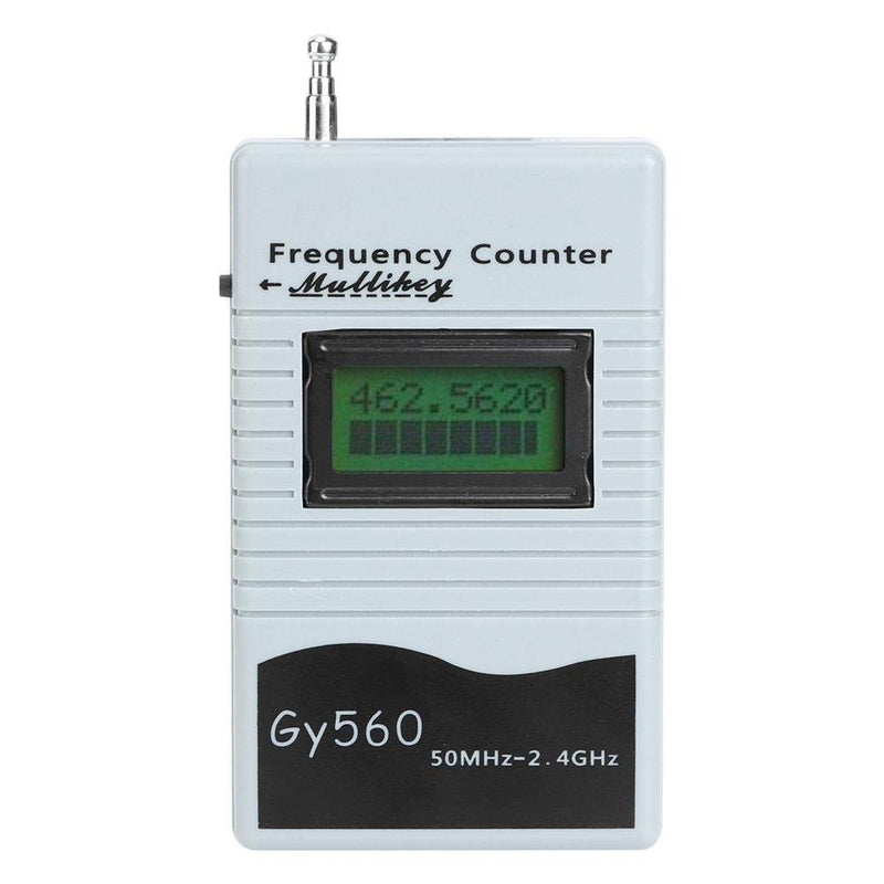 Portable Frequency Counter, Portable Frequency Counter, Qiilu Portable Frequency Counter, GY560 50MHz to 2.4GHz Portable Frequency Counter Two-Way High Frequency Meter for Car Boat