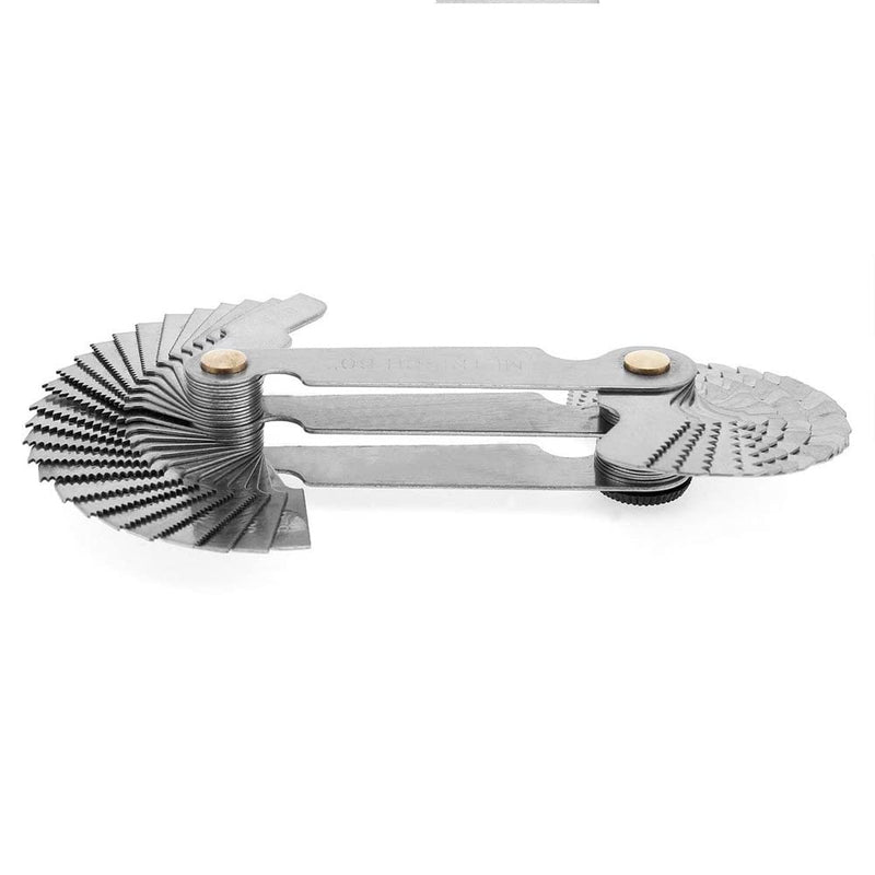 AnNafi® Screw Thread Pitch Cutting Gauge Tool, Stainless Steel Metric Screw Pitc | Test Measure & Inspect Tool | Gauges | Thread Gauge Pitch Cutting Tool Set
