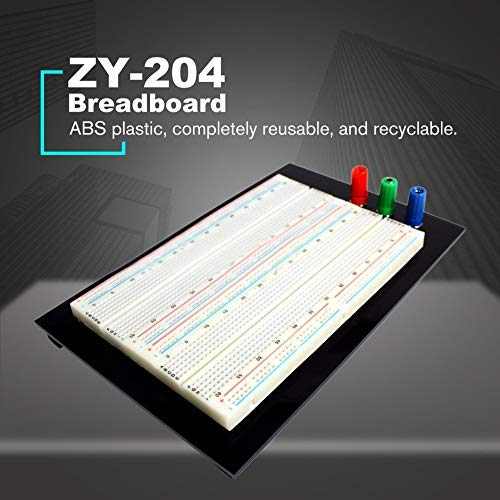 ARCELI 1660 Points ZY-204 Mini Solderless Prototype Breadboard Protoboard PCB Universal Circuit Test Board DIY Tools Breadboard
