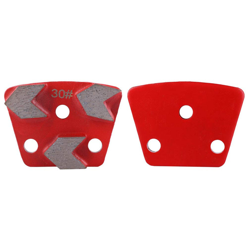 Bagima Trapezoid Sanding Segment Metal 9X7X6 Pack of 3 Trapezoid Diamond Floor Sanding Pad Disc 30 Grit Metal Bond Scraper