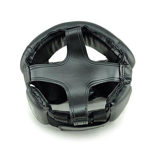 MaxxMMA Headgear Black L/XL Boxing MMA Training Kickboxing Sparring Karate Taekwondo