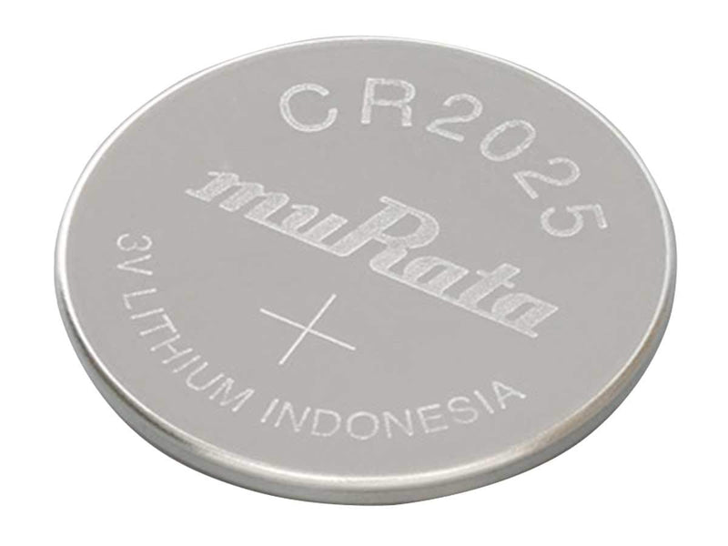 Murata CR2025 Battery DL2025 ECR2025 3V Lithium Coin Cell (10 Batteries) 10 Batteries