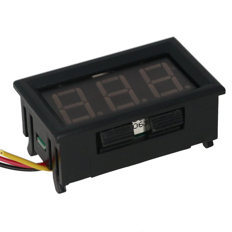 Fielect YB27 DC100V 3 1/2 Digit Blue LED Digital Volt Voltmeter Panel Meter DC Voltmeter