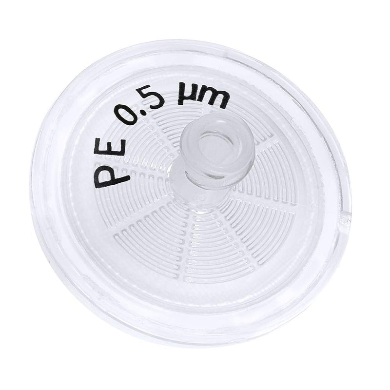 GVS Filter Technology, syringe filter, ABLUO, 33mm, PE membrane, 0.5µm, PP housing, 10/pk