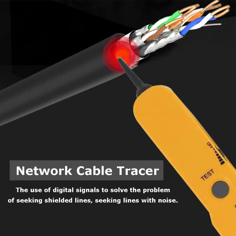 Cable Finder, Portable Network Cable Tester, Tone Generator Probe Tracer, Wire Tracker Network Tester kit