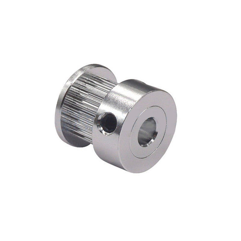 GT2 Aluminum Timing Belt Pulley kit 20 Teeth Bore 5mm and M3 Wrench for 3D Printer 6mm Width Timing Belt (Pack of 5pcs)