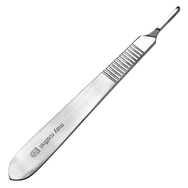 May Set - 10 pieces of scalpel blades figure 10 made of carbon steel - replacement blades individually sterile packed + 1 x scalpel holder made of stainless steel