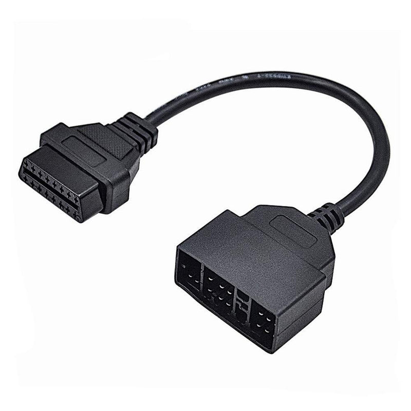 E-Car Connection 22 Pin OBD to 16 Pin OBD2 Diagnostic Adapter Connector Cable for Toyota Car