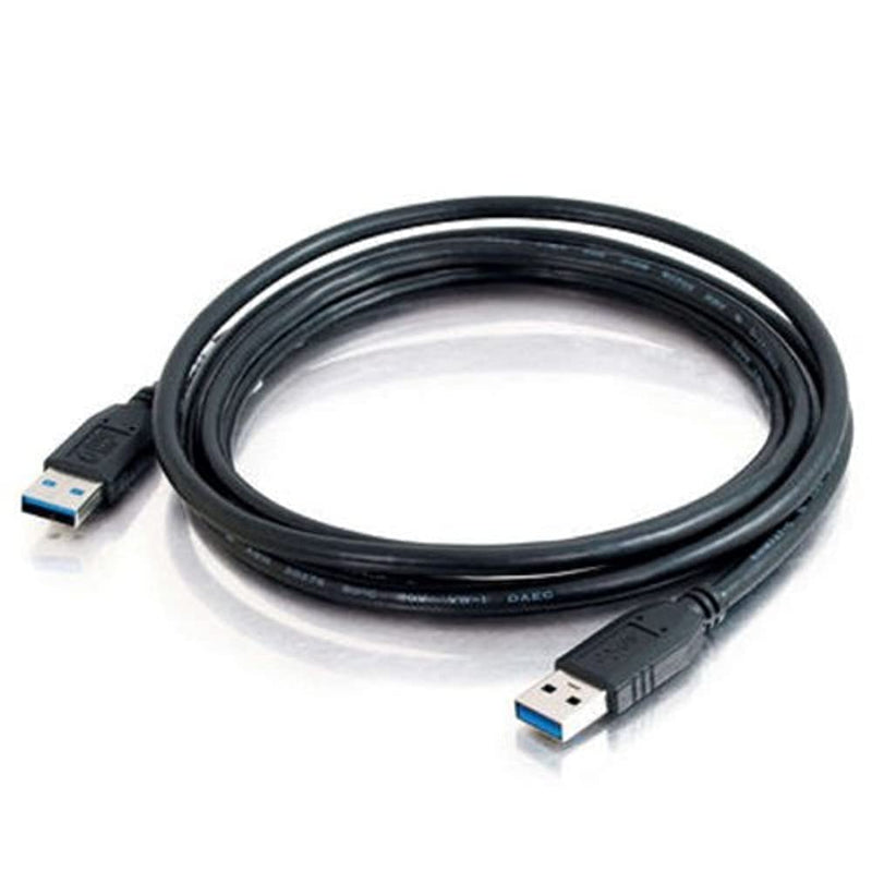 C2G USB Long Extension Cable, USB Cable, USB A to A Cable, Black, 9.84 Feet (3 Meters), Cables to Go 54172 USB A Male to A Male 9.8 Feet