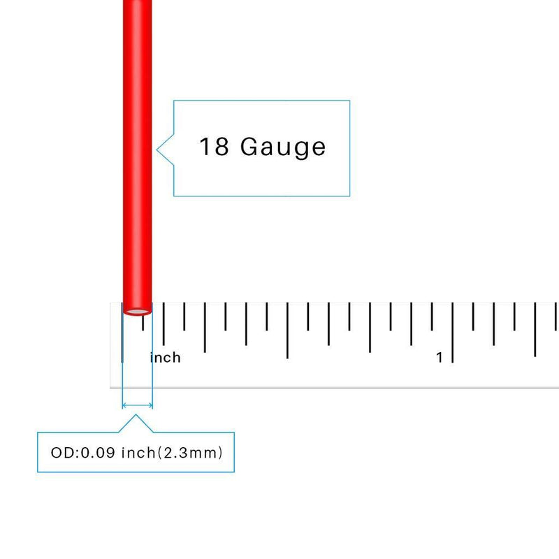 BNTECHGO 18 Gauge Silicone Wire Spool Red and Black Each 25ft 2 Separate Wires Flexible 18 AWG Stranded Copper Wire 18 gauge silicone wire 25ft red and 25ft black 18 gauge silicone wire red and black