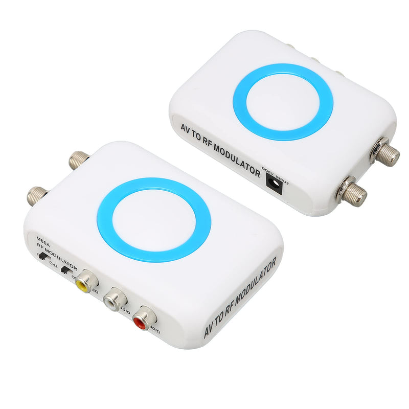 GOWENIC Digital RF Modulator,M65A‑NTSC RF Modulator RCA to RF Modulator RF Coaxial Converter Support AV Output,Professional HD VHF Demodulator Converter for CATV System