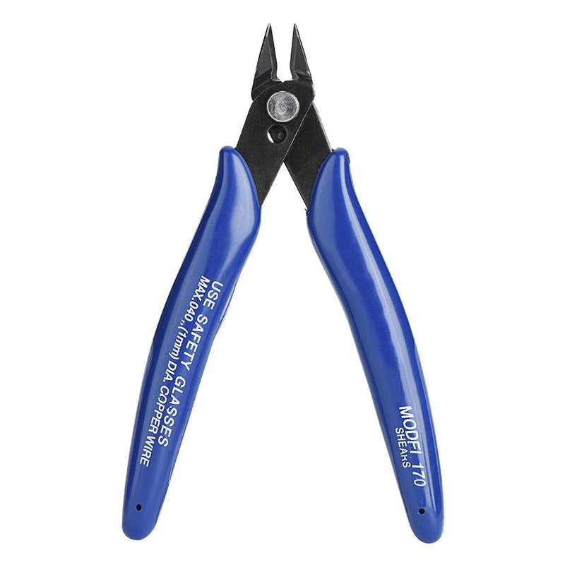 Richer-R 3D Printer Wire Cutter, Side Cutting Nippers Wire Cutter Snips Shears Diagonal Pliers Tool Compact, Lightweight, Refined and Comfortable Handle Design